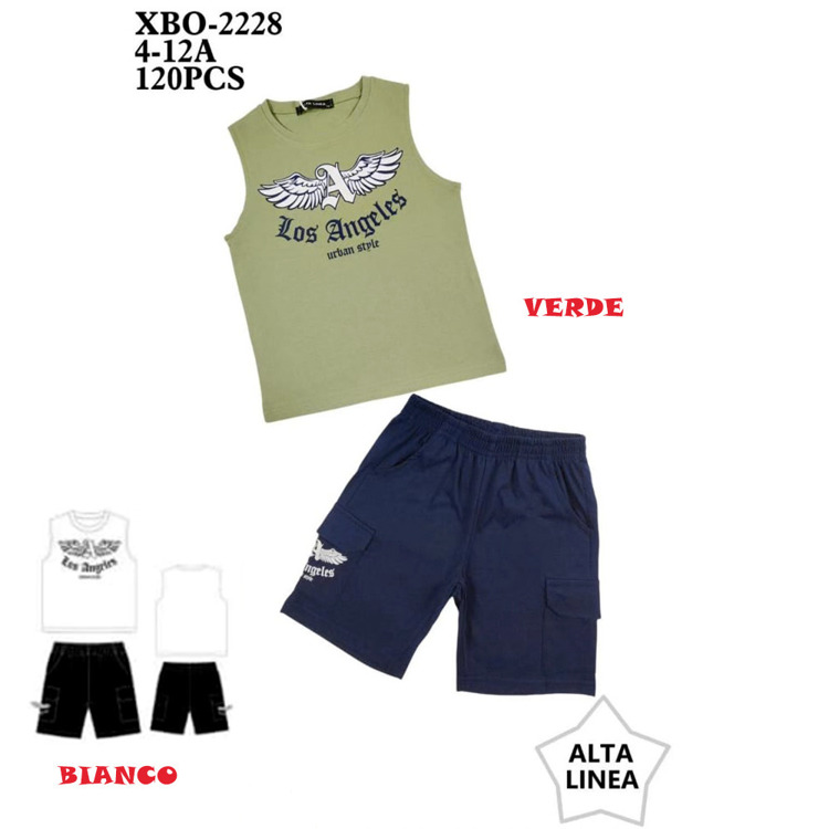 Immagine di Completo bambino estate Alta Linea Art. XBO2228