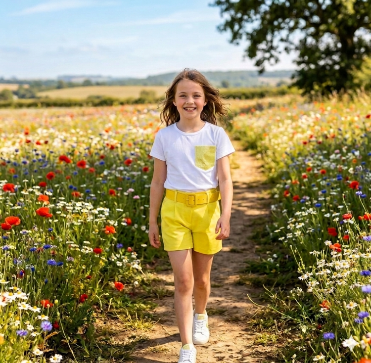 Immagine di Completo bambina estate New Collection Art. 70610