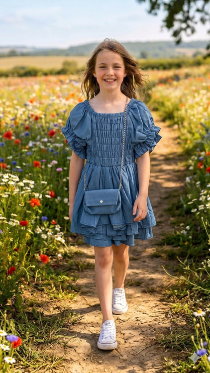 Immagine di Vestito bambina estate Bella Stella Art. 26043