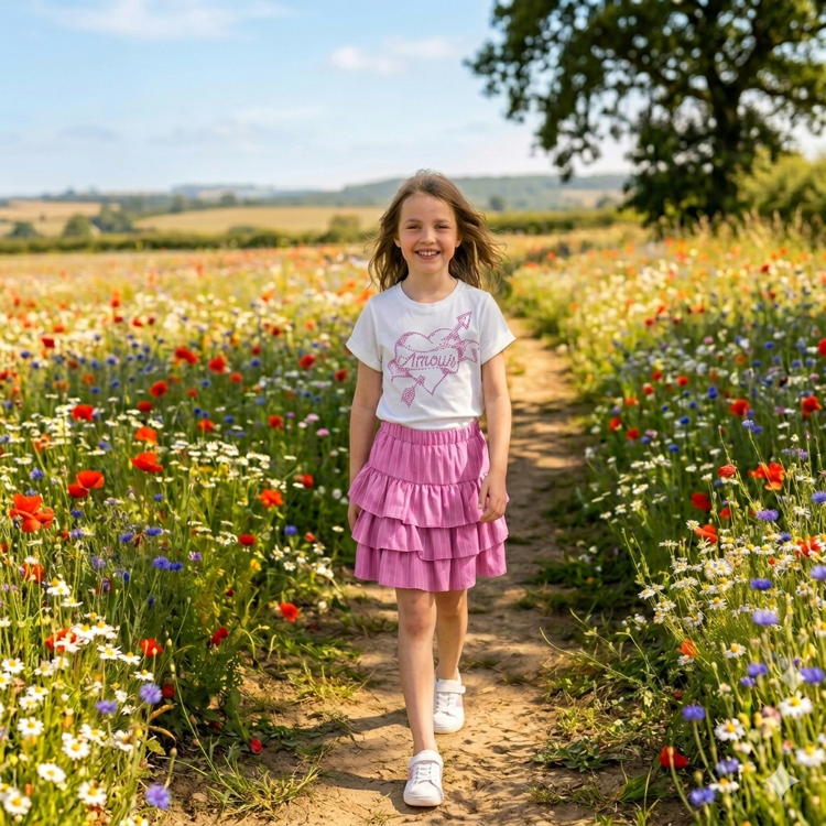 Immagine di Completo bambina estate Fun Paris Art. FP0333