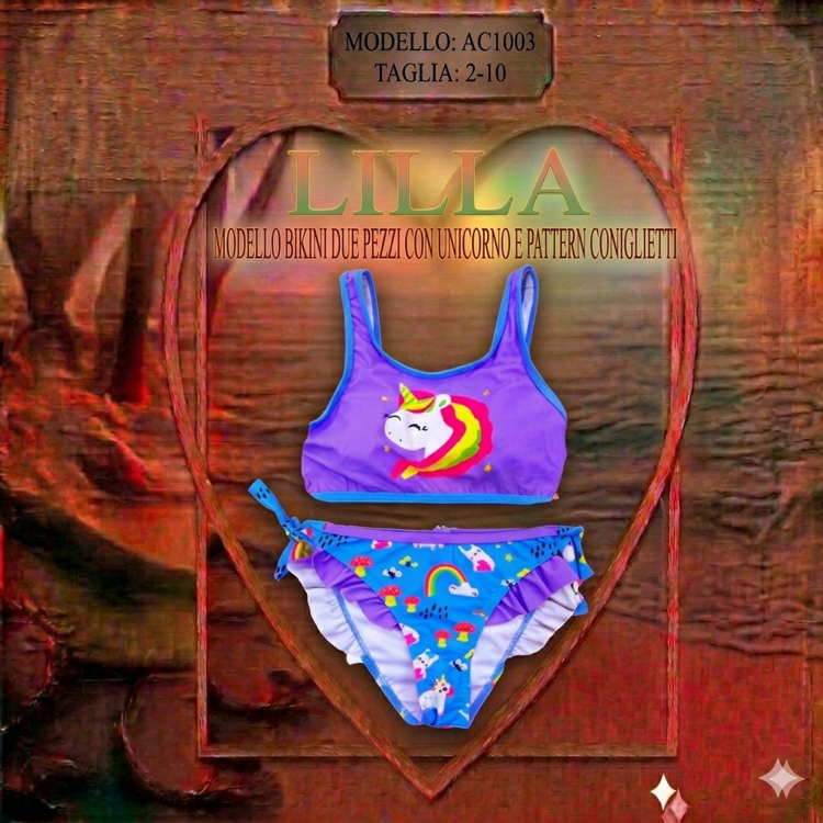 Immagine di Bikini mare bambina Yes do Kids Art. AC1003