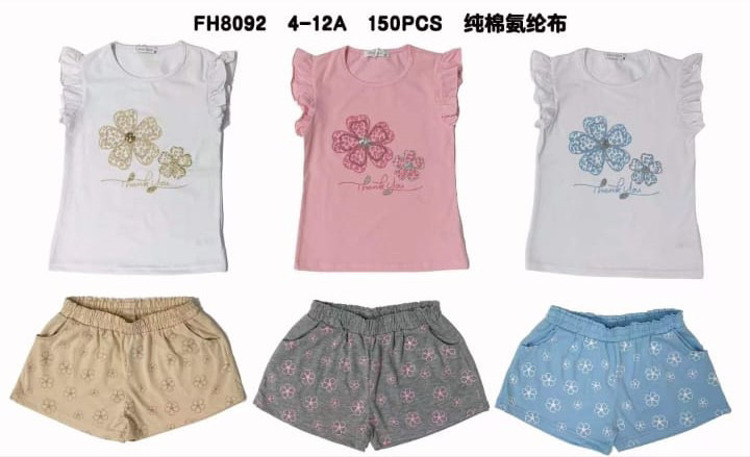 Immagine di Completo estate bambina Pink Girl Art. FH8092