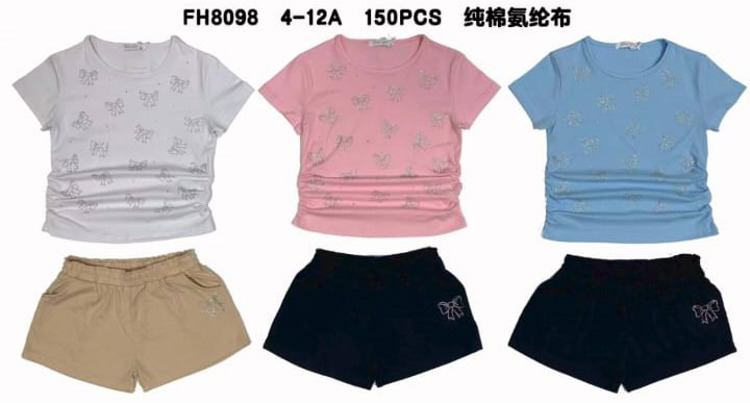 Immagine di Completo estate bambina Pink Girl Art. FH8098