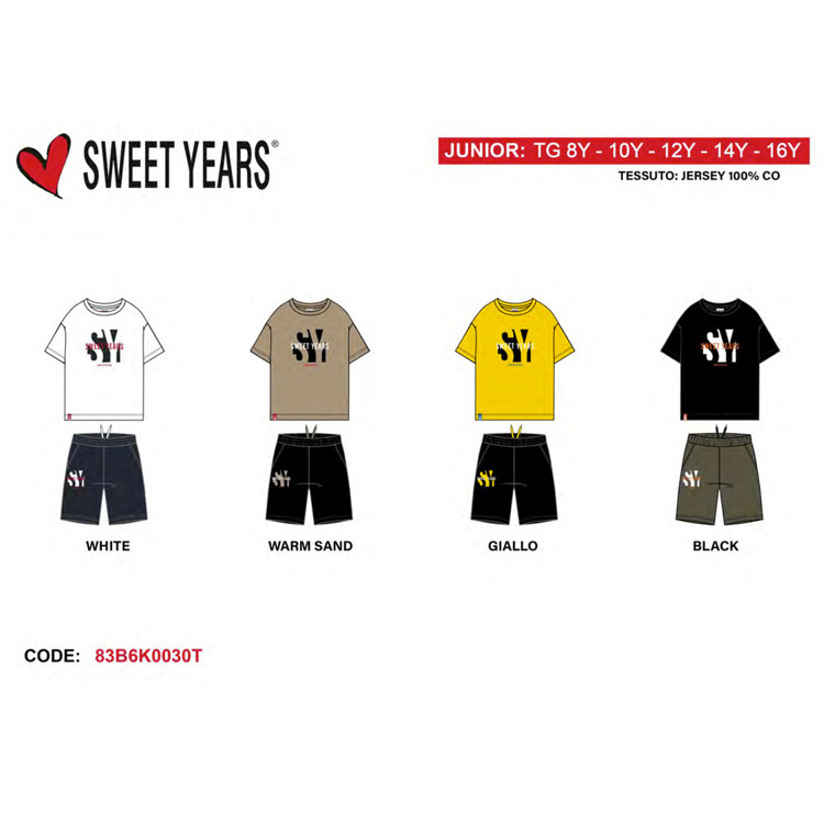 Immagine di Completo ragazzo estate Sweet Years Art. 8376K0030T