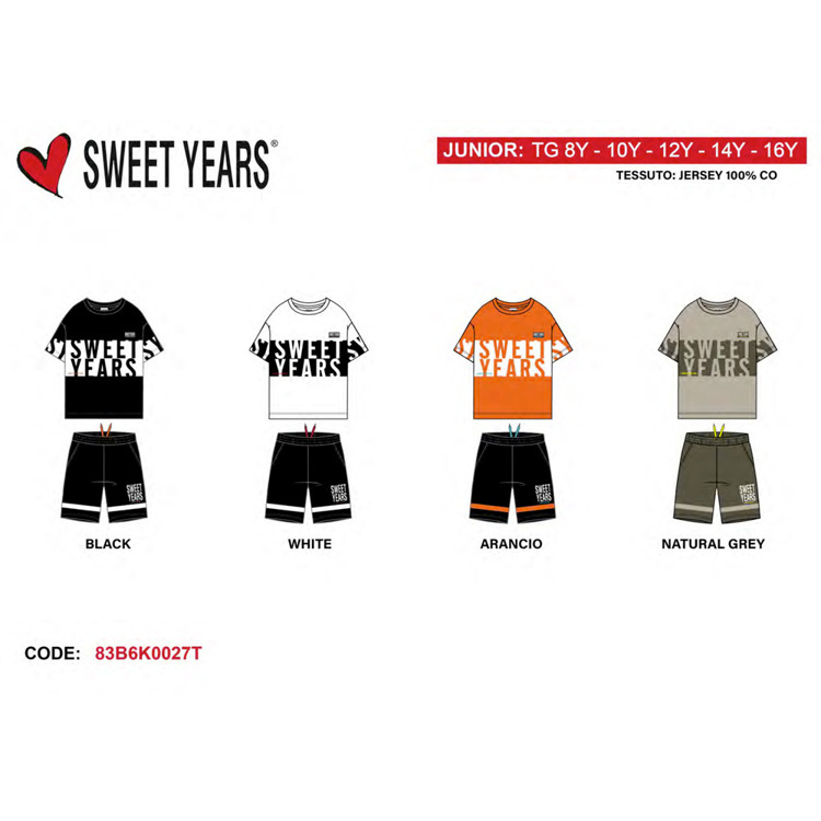 Immagine di Completo ragazzo estate Sweet Years Art. 8376K0027T