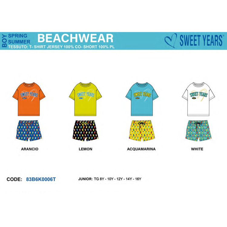 Immagine di Completo ragazzo estate Sweet Years Art. 8376K0006T