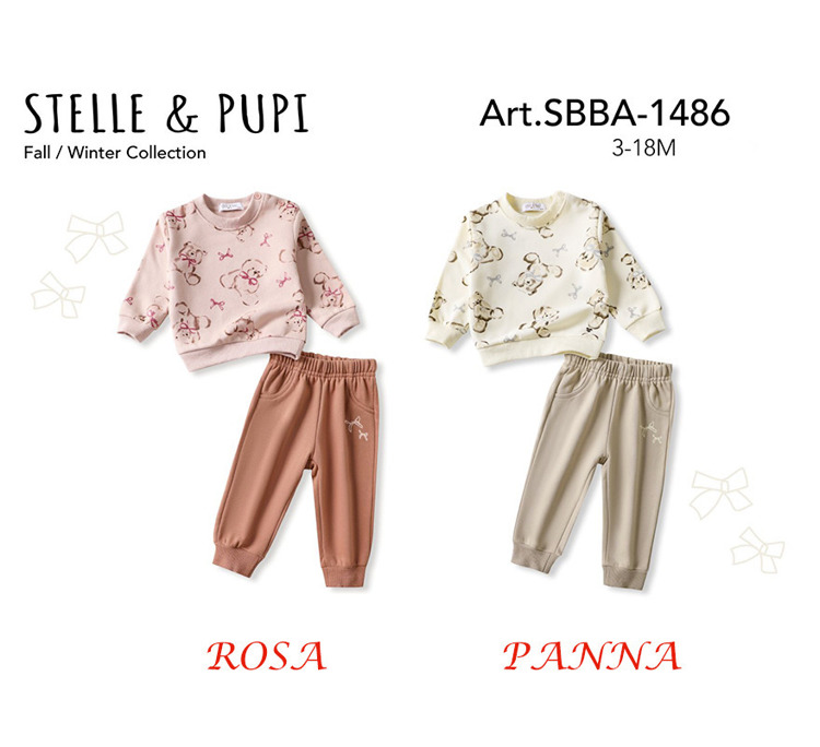 Immagine di Completo neonata autunno Stelle & Pupi Art. SBBA1486