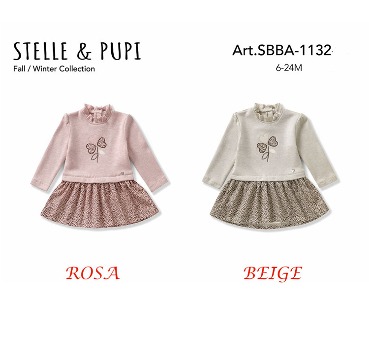 Immagine di Vestito neonata autunno Stelle & Pupi Art. SBBA1132