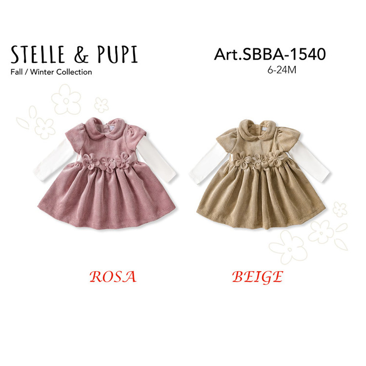 Immagine di Vestito neonata autunno Stelle & Pupi Art. SBBA1540