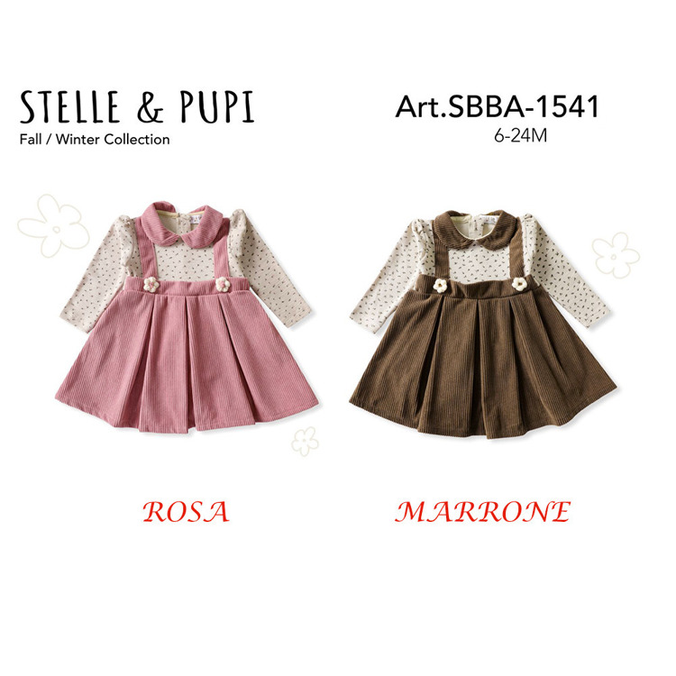 Immagine di Vestito neonata autunno Stelle & Pupi Art. SBBA1541
