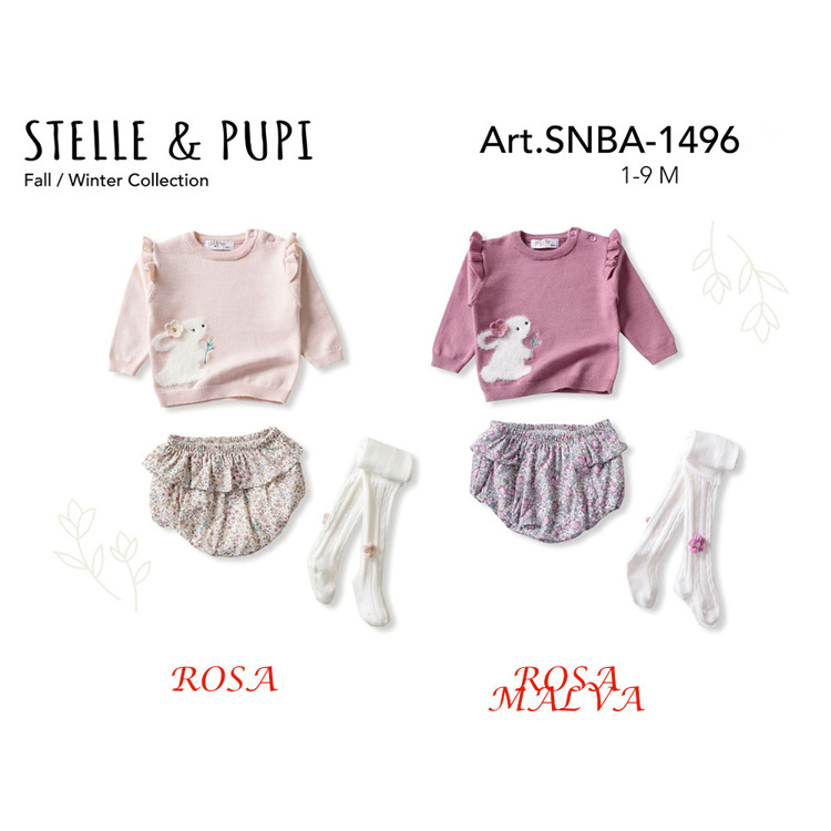 Immagine di Completo neonata autunno Stelle & Pupi Art. SNBA1496