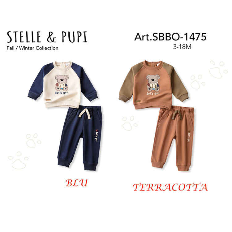 Immagine di Completo neonato autunno Stelle & Pupi Art. SBBO1475