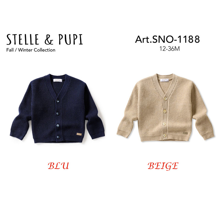 Immagine di Cardigan neonato autunno Stelle & Pupi Art. SNO1188
