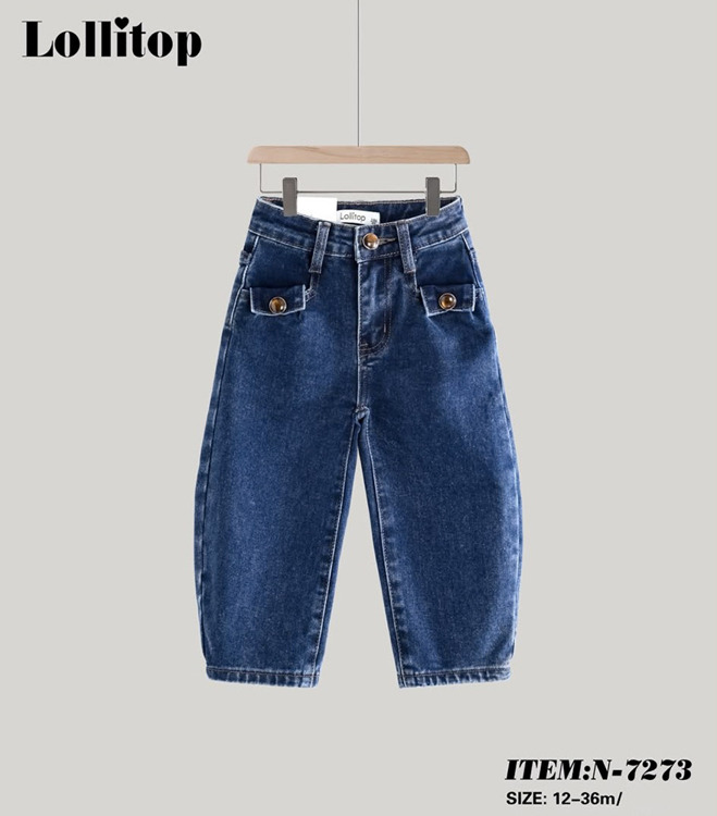 Immagine di Jeans autunno neonata Lollitop Art. N7273