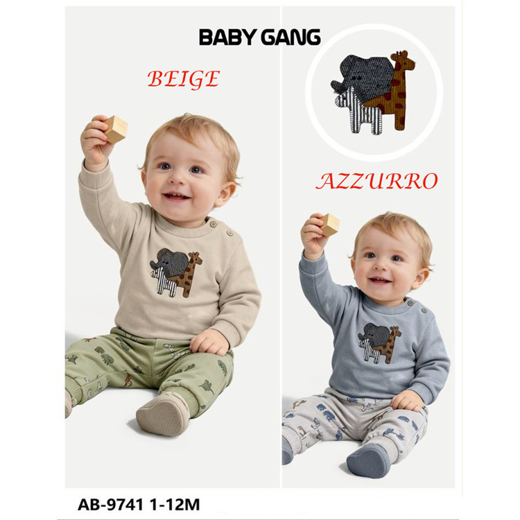 Immagine di Completo neonato autunno Baby Gang Art. AB9741