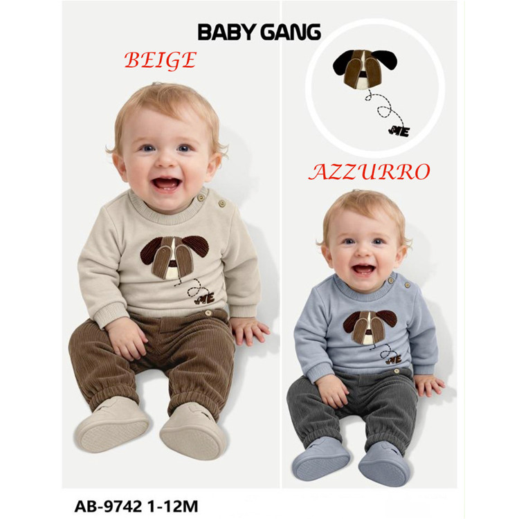 Immagine di Completo neonato autunno Baby Gang Art. AB9742