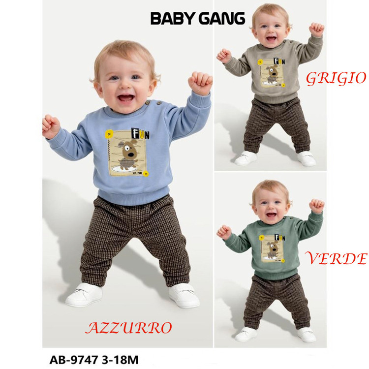 Immagine di Completo neonato autunno Baby Gang Art. AB9747