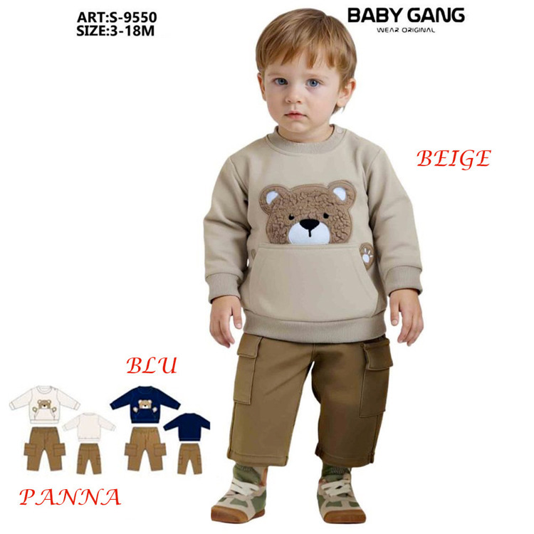 Immagine di Completo neonato autunno Baby Gang Art. S9550