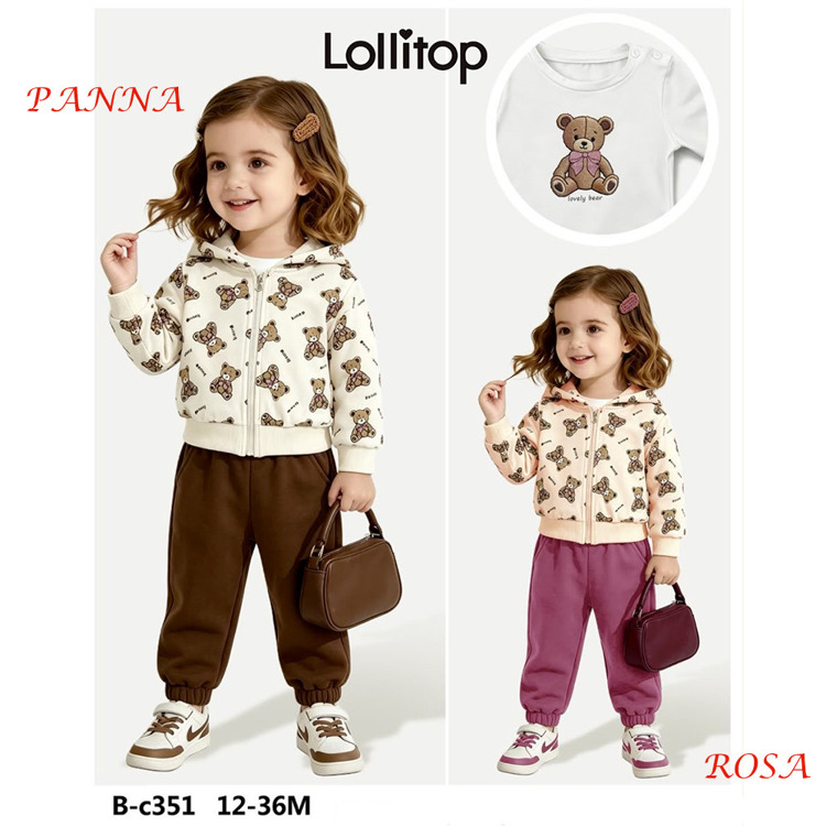 Immagine di Coordinato neonata autunno Lollitop Art. BC351