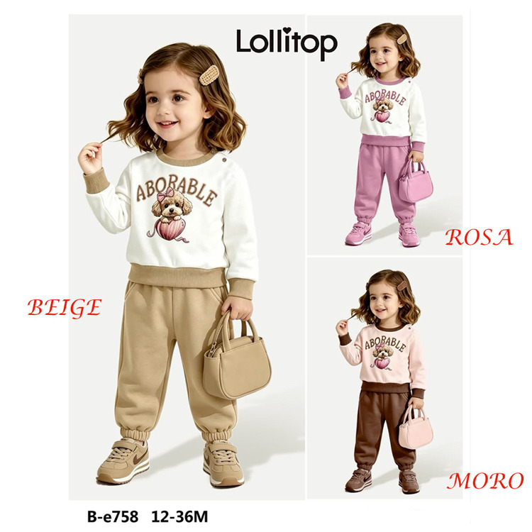 Immagine di Completo neonata autunno Lollitop Art. BE758