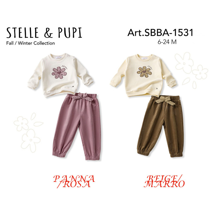 Immagine di Completo neonata autunno Stelle & Pupi Art. SBBA1531