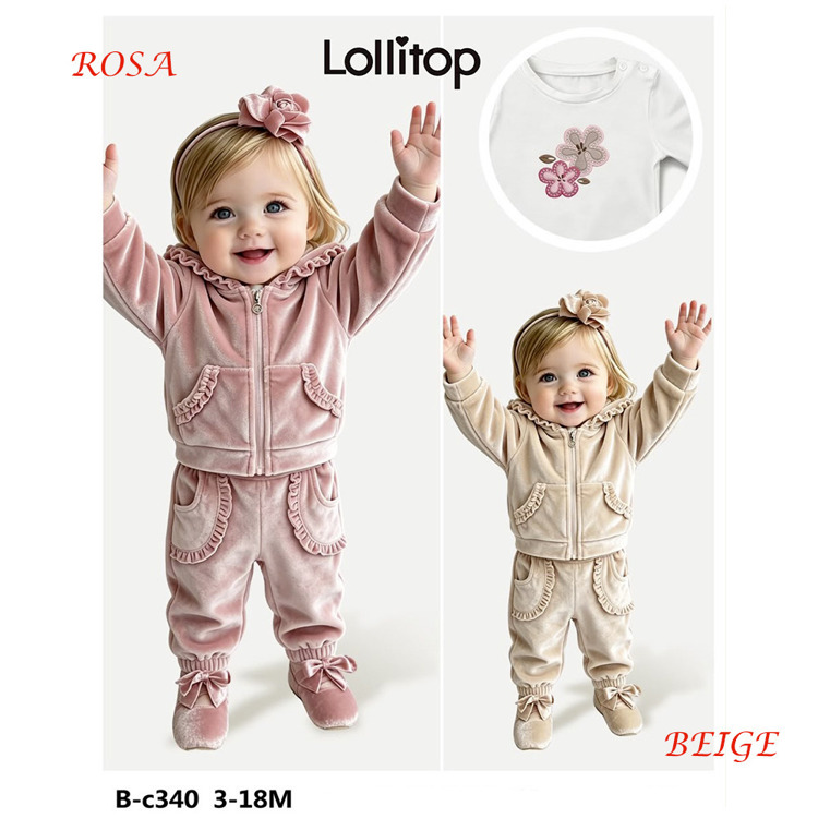 Immagine di Coordinato neonata autunno Lollitop Art. BC340