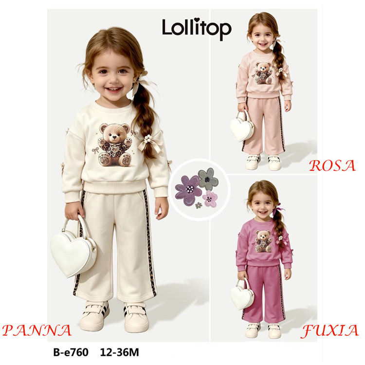 Immagine di Completo neonata autunno Lollitop Art. BE760