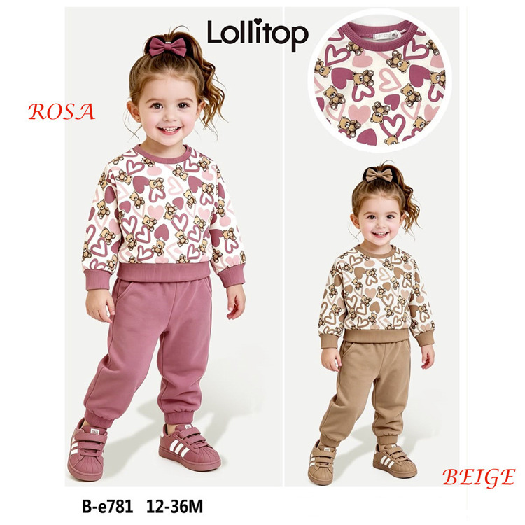 Immagine di Completo neonata autunno Lollitop Art. BE781