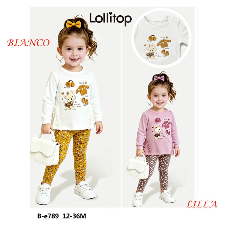 Immagine di Completo neonata autunno Lollitop Art. BE789