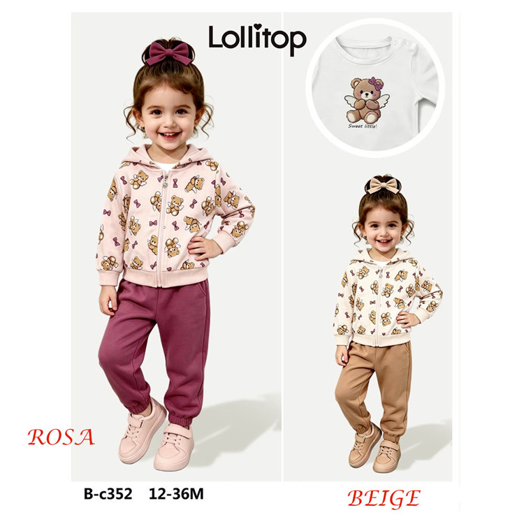 Immagine di Coordinato neonata autunno Lollitop Art. BC352
