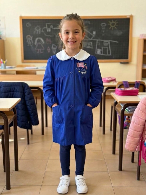 Immagine di Grembiule scuola bambina Primo della Classe Art. 6P104