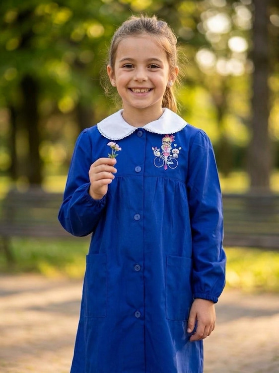 Immagine di Grembiule scuola bambina Primo della Classe Art. 6P103
