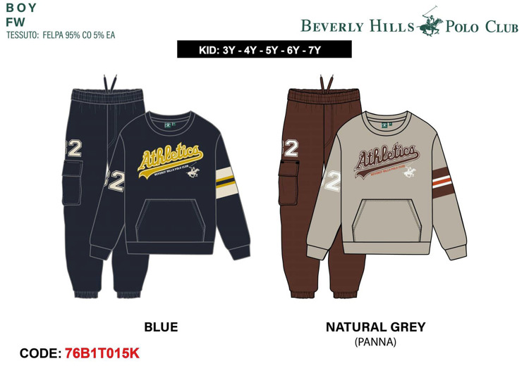 Immagine di Tuta bambino inverno Polo Club Art. 76B1T015K