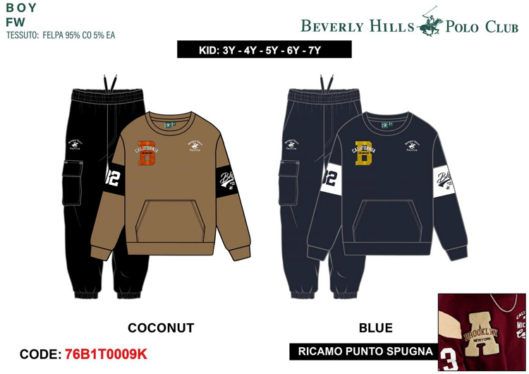 Immagine di Tuta bambino inverno Polo Club Art. 76B1T0009K