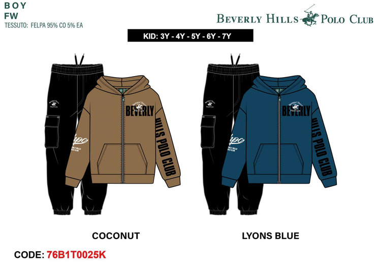 Immagine di Tuta bambino inverno Polo Club Art. 76B1T0025K