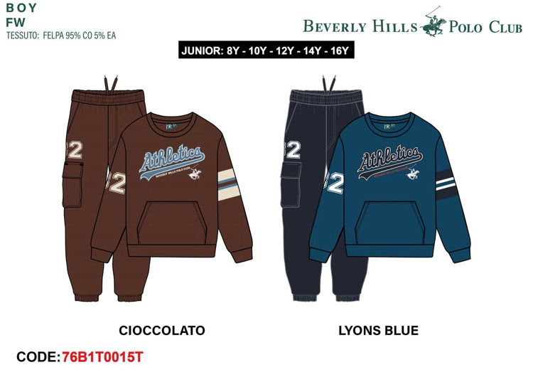 Immagine di Tuta ragazzo inverno Polo Club Art. 76B1T0015T