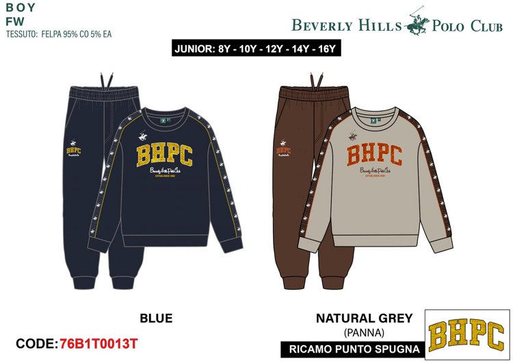 Immagine di Tuta ragazzo inverno Polo Club Art. 76B1T0013T