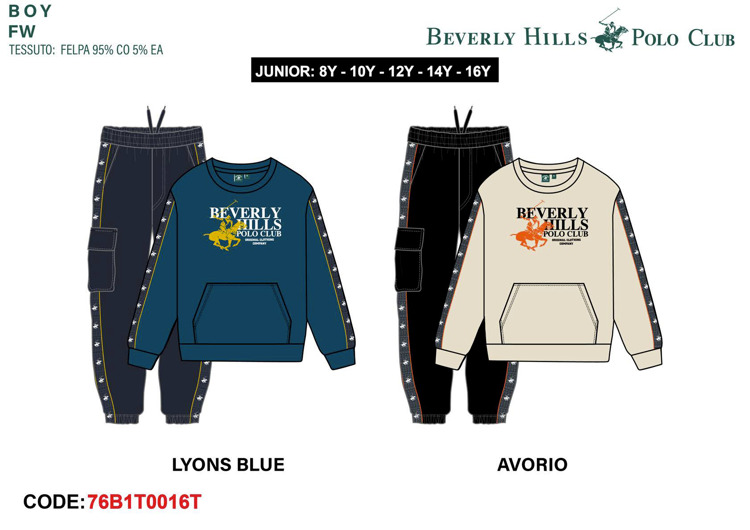Immagine di Tuta ragazzo inverno Polo Club Art. 76B1T0016T