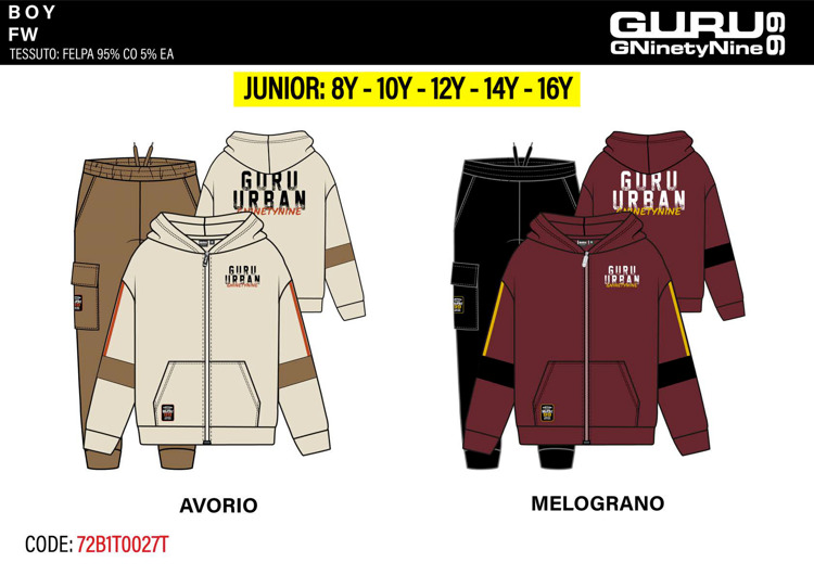 Immagine di Tuta ragazzo inverno Guru Art. 72B1T0027T