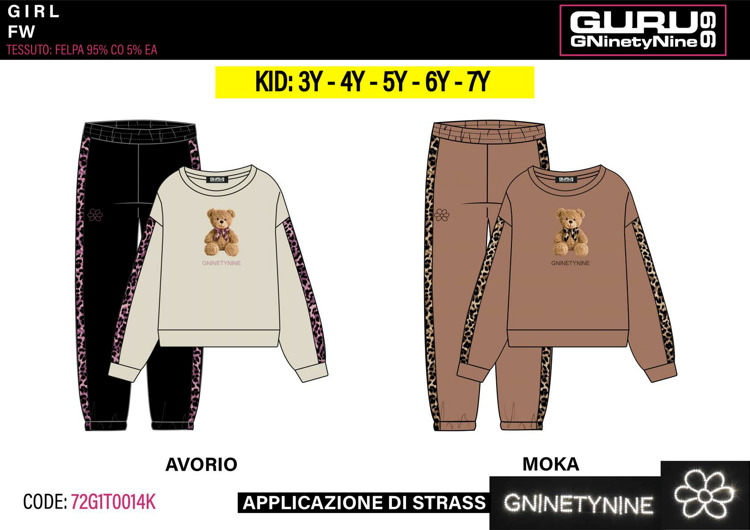 Immagine di Tuta bambina autunno/inverno Guru Art. 72G1T0014K