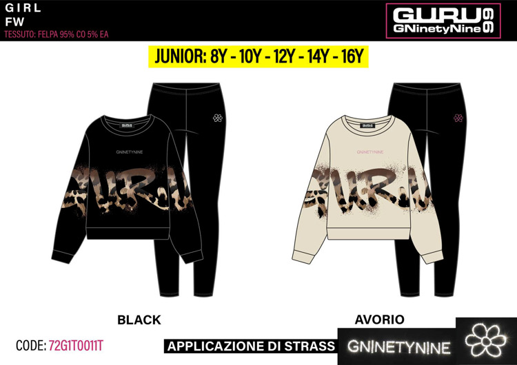 Immagine di Tuta ragazza autunno/inverno Guru Art. 72G1T0011T