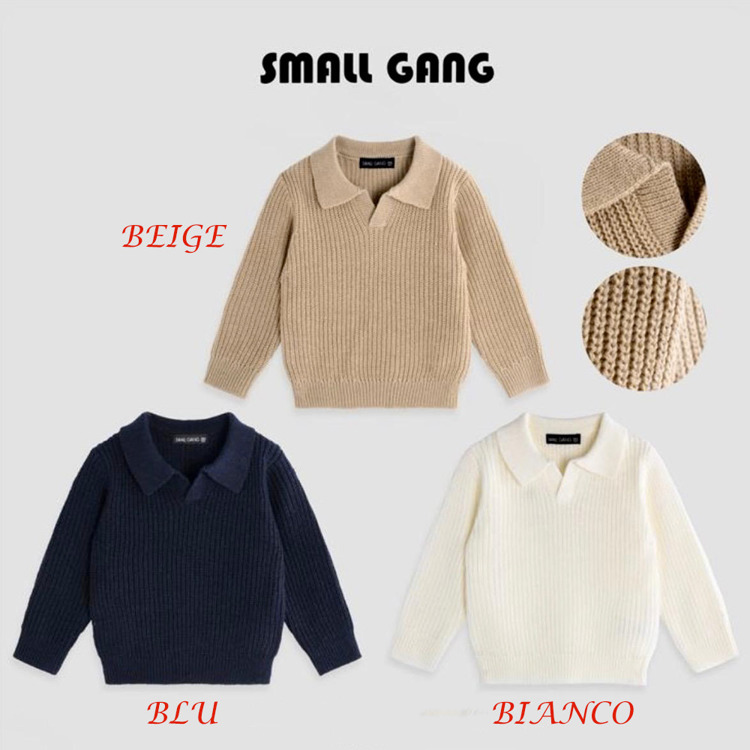 Immagine di Polo lana inverno neonato Small Gang Art. W6161