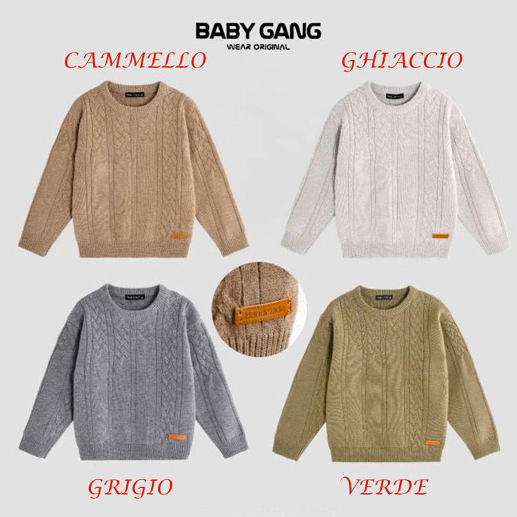 Immagine di Maglia lana inverno bambino Small Gang Art. W6163