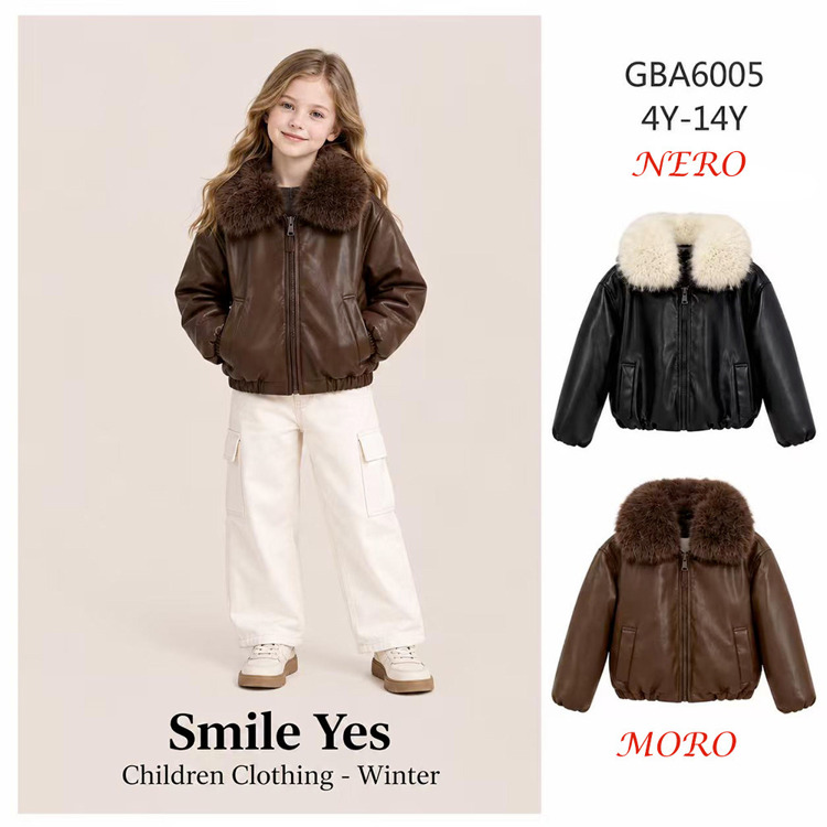 Immagine di Giubbino bambina inverno Smile Yes Art. GBA6005